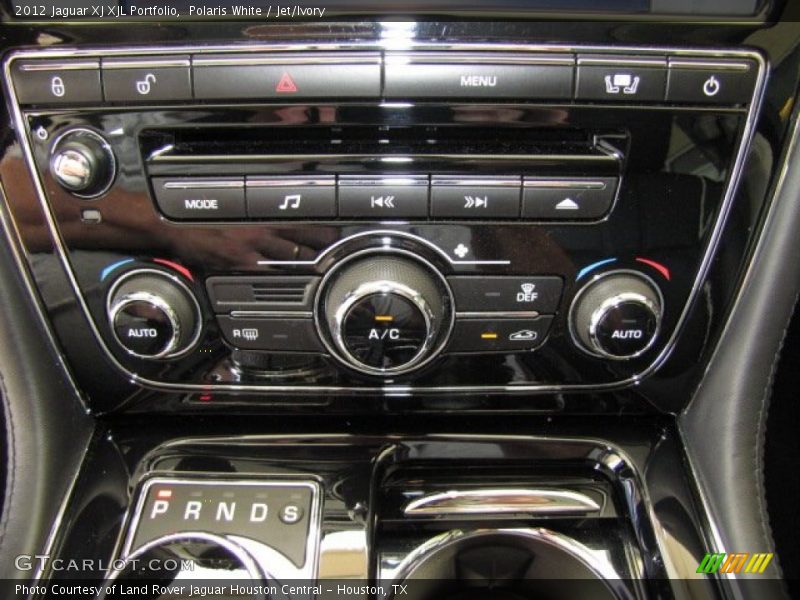 Polaris White / Jet/Ivory 2012 Jaguar XJ XJL Portfolio