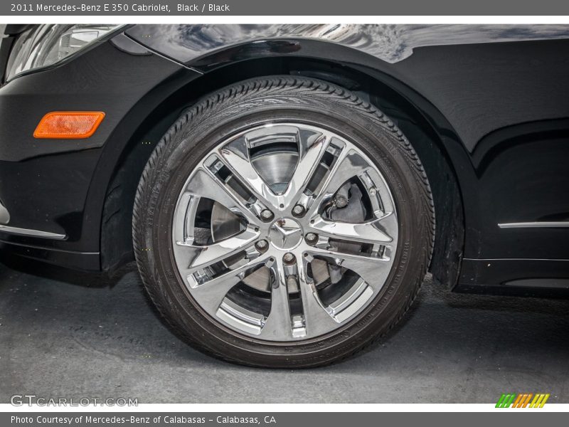 Black / Black 2011 Mercedes-Benz E 350 Cabriolet