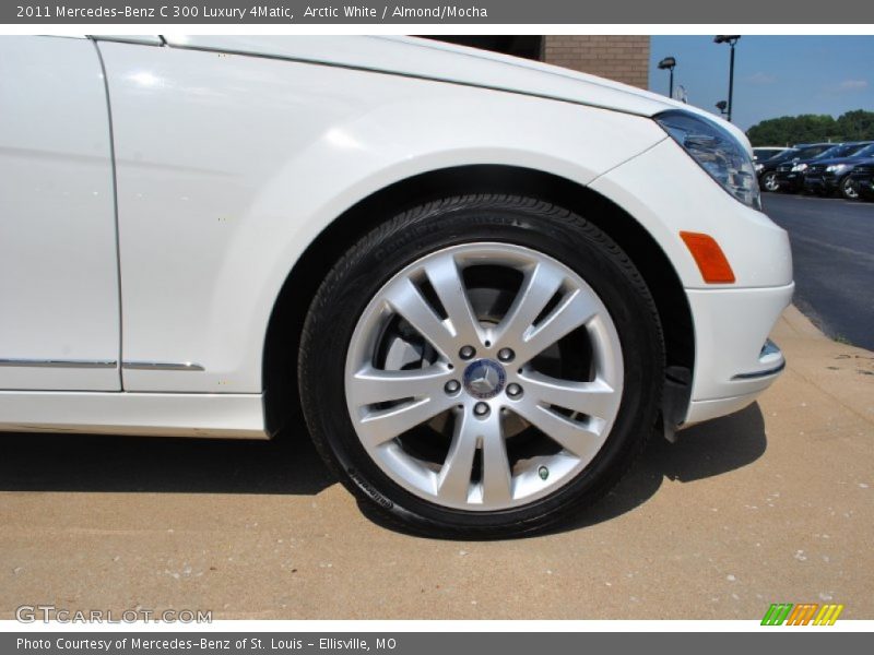 Arctic White / Almond/Mocha 2011 Mercedes-Benz C 300 Luxury 4Matic