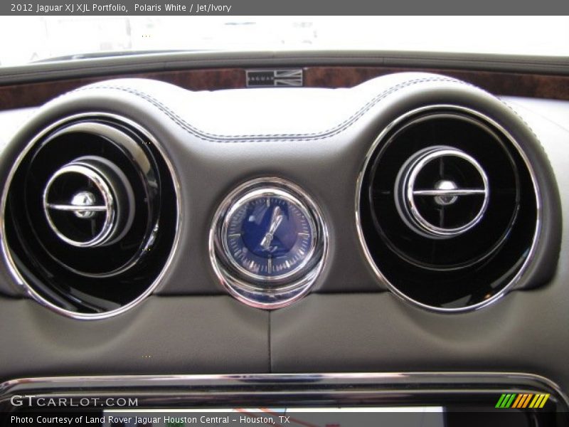 Polaris White / Jet/Ivory 2012 Jaguar XJ XJL Portfolio