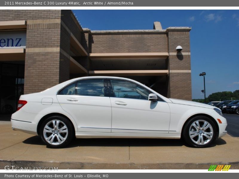 Arctic White / Almond/Mocha 2011 Mercedes-Benz C 300 Luxury 4Matic
