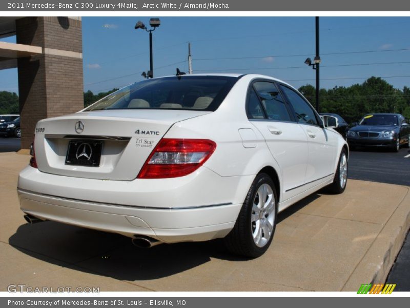 Arctic White / Almond/Mocha 2011 Mercedes-Benz C 300 Luxury 4Matic