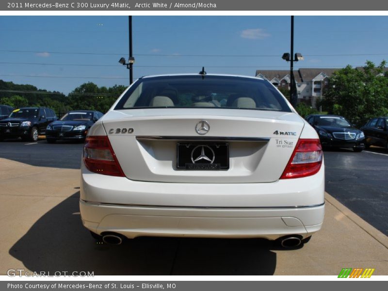 Arctic White / Almond/Mocha 2011 Mercedes-Benz C 300 Luxury 4Matic