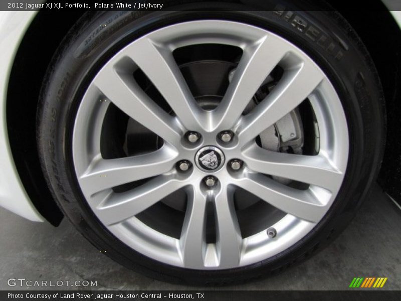 Polaris White / Jet/Ivory 2012 Jaguar XJ XJL Portfolio