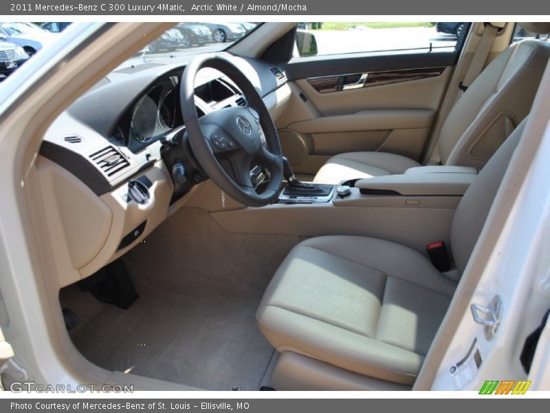 Arctic White / Almond/Mocha 2011 Mercedes-Benz C 300 Luxury 4Matic