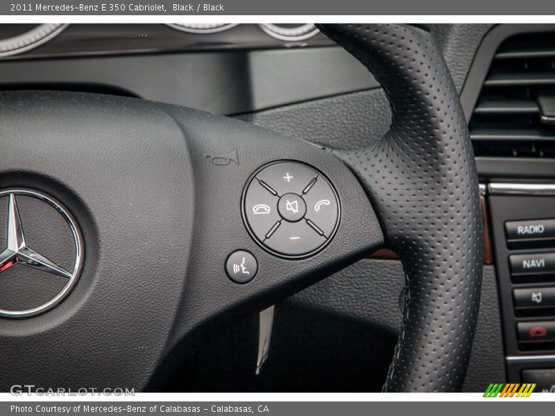 Black / Black 2011 Mercedes-Benz E 350 Cabriolet