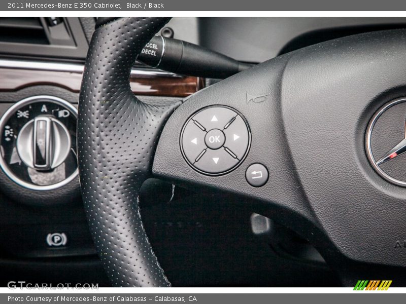 Black / Black 2011 Mercedes-Benz E 350 Cabriolet