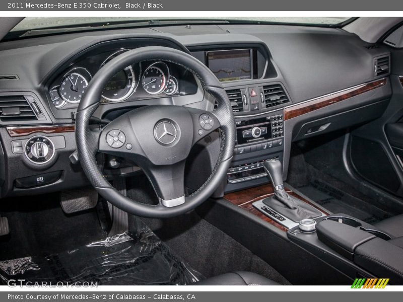 Black / Black 2011 Mercedes-Benz E 350 Cabriolet