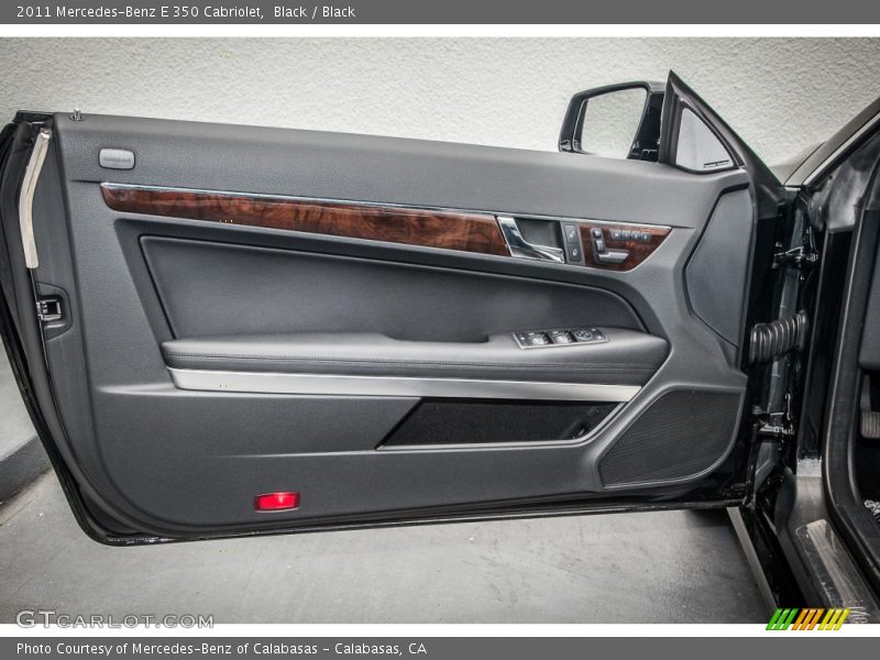 Black / Black 2011 Mercedes-Benz E 350 Cabriolet