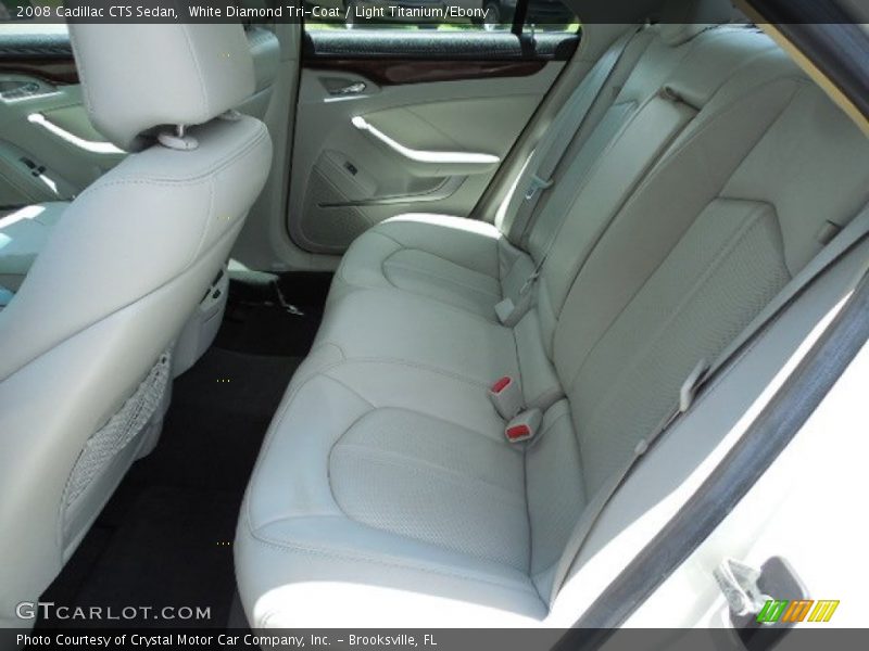 White Diamond Tri-Coat / Light Titanium/Ebony 2008 Cadillac CTS Sedan