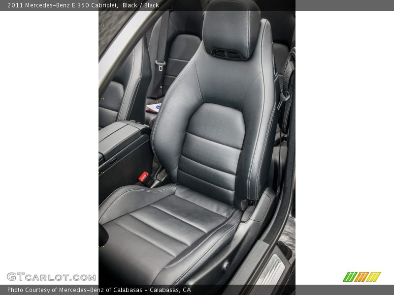 Black / Black 2011 Mercedes-Benz E 350 Cabriolet