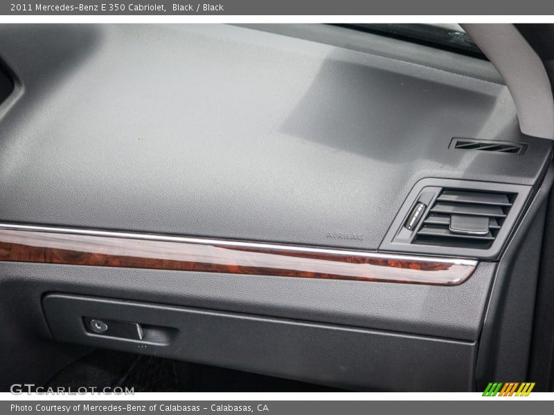 Black / Black 2011 Mercedes-Benz E 350 Cabriolet