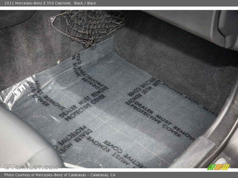 Black / Black 2011 Mercedes-Benz E 350 Cabriolet