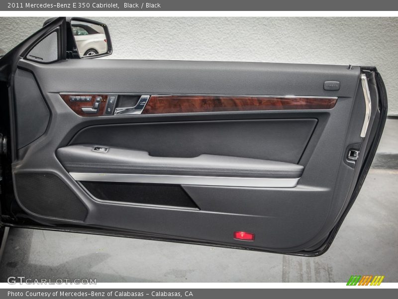 Black / Black 2011 Mercedes-Benz E 350 Cabriolet