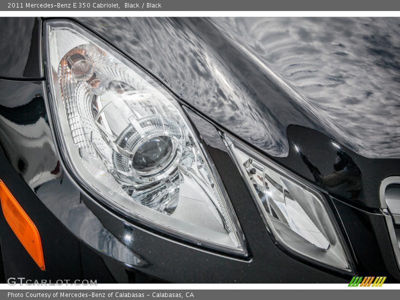 Black / Black 2011 Mercedes-Benz E 350 Cabriolet
