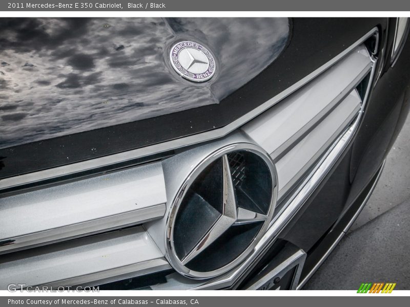 Black / Black 2011 Mercedes-Benz E 350 Cabriolet