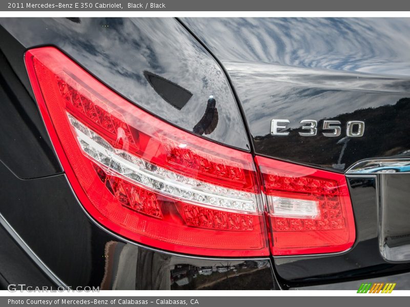 Black / Black 2011 Mercedes-Benz E 350 Cabriolet