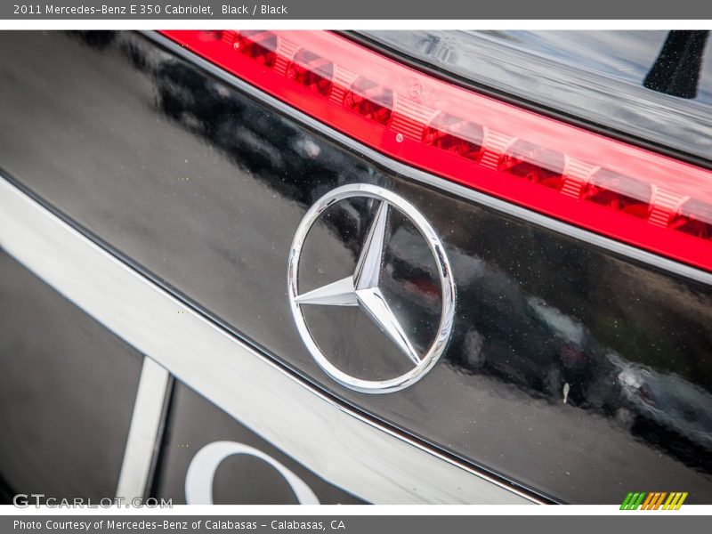 Black / Black 2011 Mercedes-Benz E 350 Cabriolet