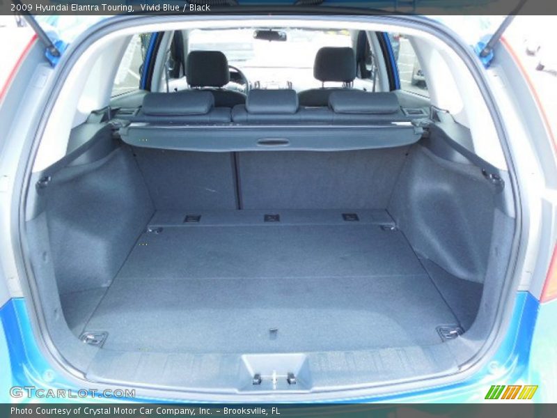 Vivid Blue / Black 2009 Hyundai Elantra Touring