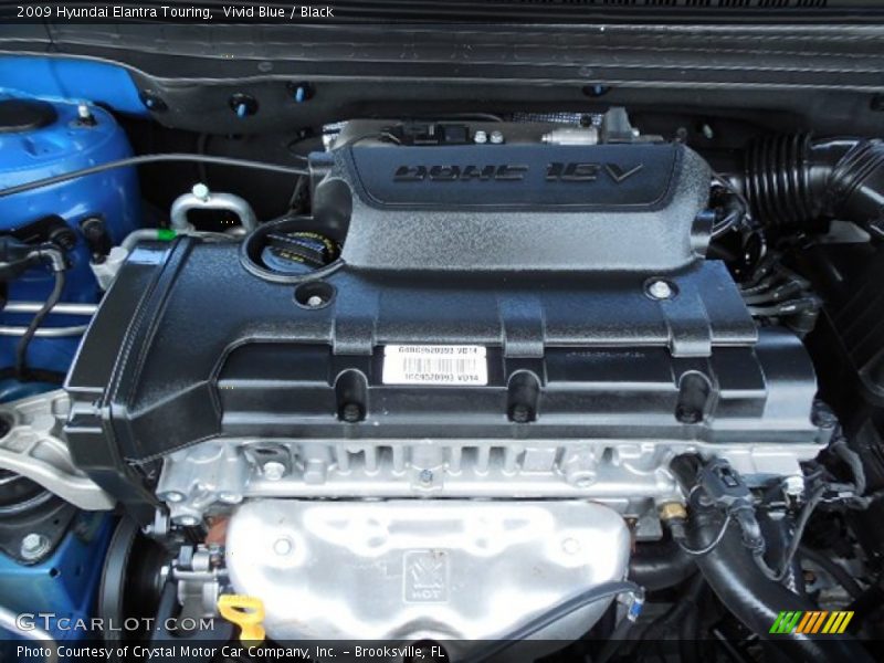  2009 Elantra Touring Engine - 2.0 Liter DOHC 16-Valve CVVT 4 Cylinder