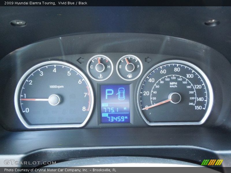  2009 Elantra Touring Touring Gauges