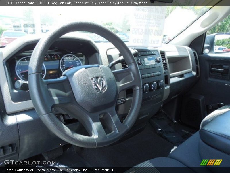 Stone White / Dark Slate/Medium Graystone 2010 Dodge Ram 1500 ST Regular Cab