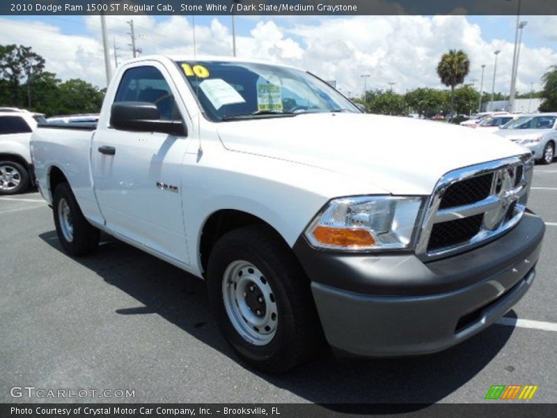 Stone White / Dark Slate/Medium Graystone 2010 Dodge Ram 1500 ST Regular Cab