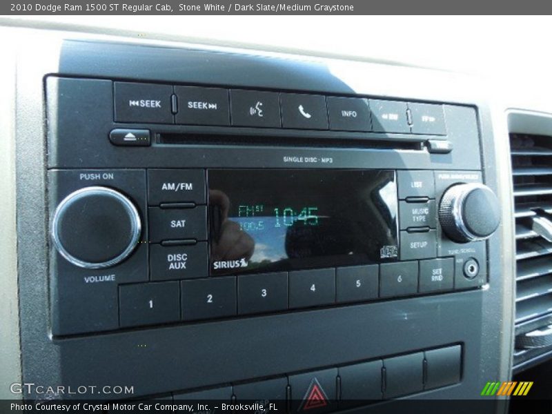 Stone White / Dark Slate/Medium Graystone 2010 Dodge Ram 1500 ST Regular Cab