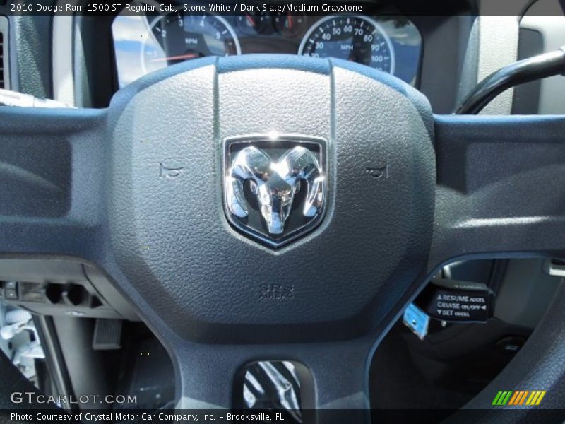 Stone White / Dark Slate/Medium Graystone 2010 Dodge Ram 1500 ST Regular Cab