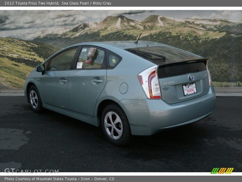 Sea Glass Pearl / Misty Gray 2013 Toyota Prius Two Hybrid