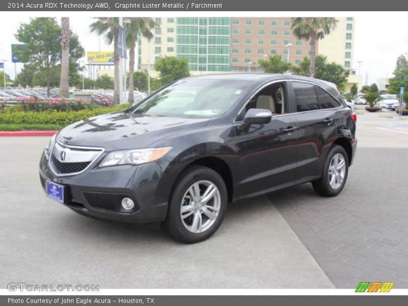 Graphite Luster Metallic / Parchment 2014 Acura RDX Technology AWD