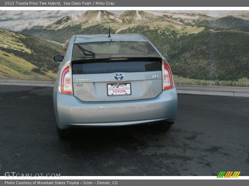 Sea Glass Pearl / Misty Gray 2013 Toyota Prius Two Hybrid