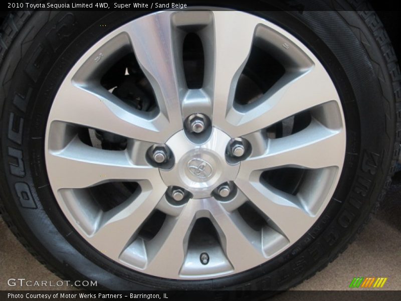 Super White / Sand Beige 2010 Toyota Sequoia Limited 4WD