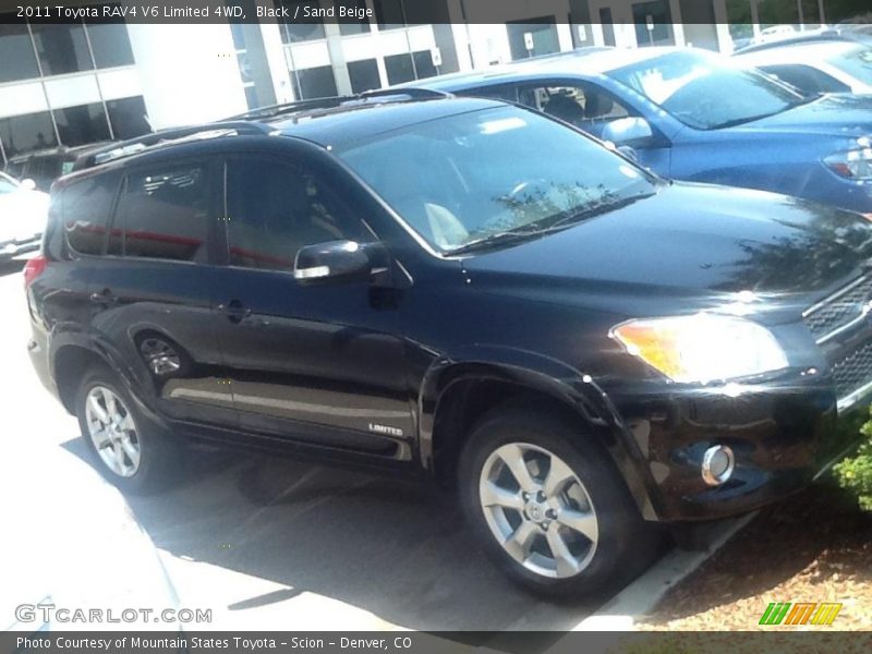 Black / Sand Beige 2011 Toyota RAV4 V6 Limited 4WD