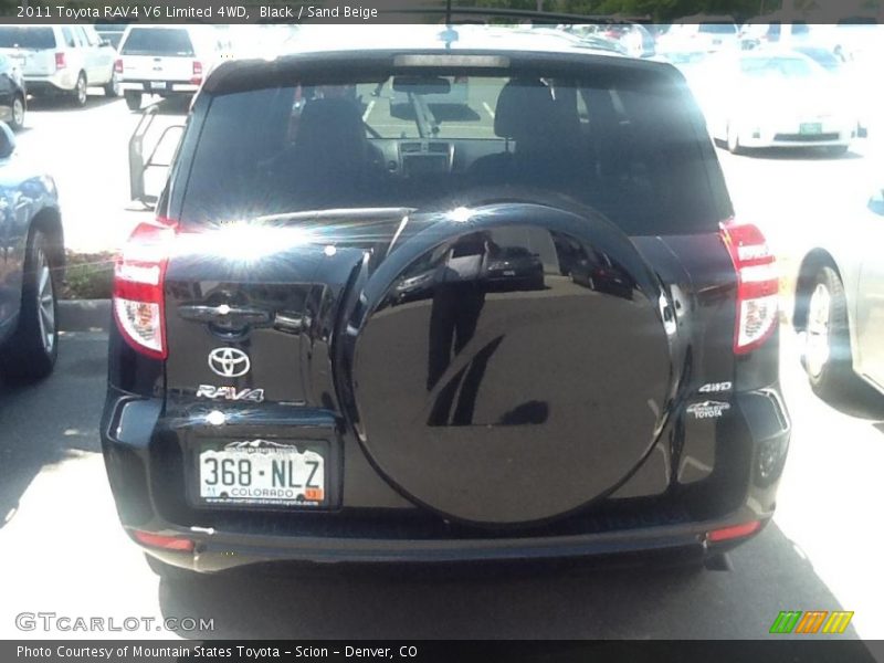 Black / Sand Beige 2011 Toyota RAV4 V6 Limited 4WD