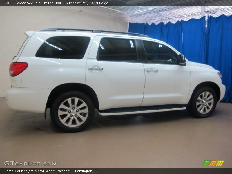 Super White / Sand Beige 2010 Toyota Sequoia Limited 4WD