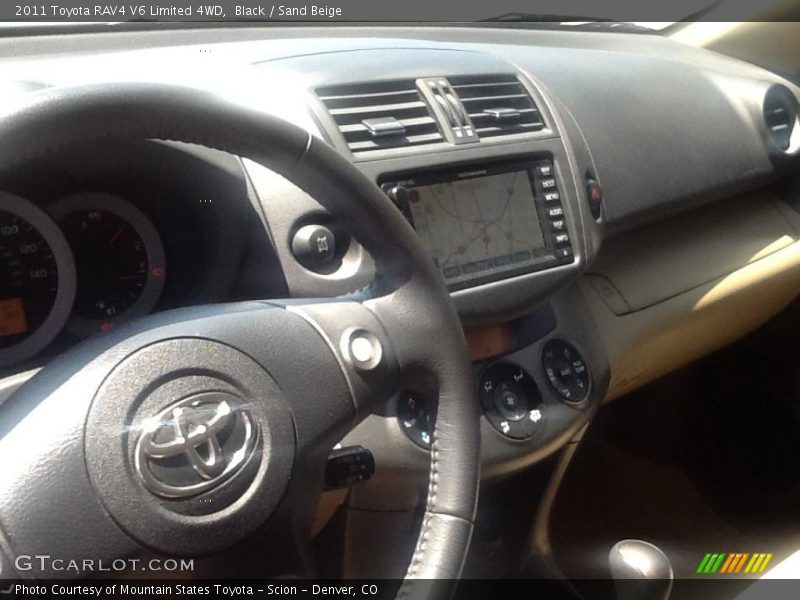 Black / Sand Beige 2011 Toyota RAV4 V6 Limited 4WD
