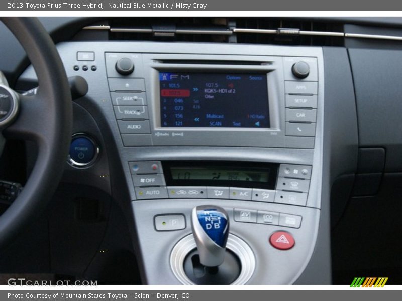 Nautical Blue Metallic / Misty Gray 2013 Toyota Prius Three Hybrid