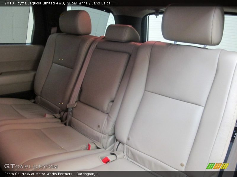 Super White / Sand Beige 2010 Toyota Sequoia Limited 4WD