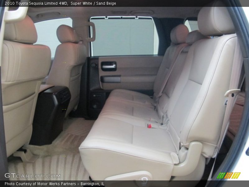 Super White / Sand Beige 2010 Toyota Sequoia Limited 4WD