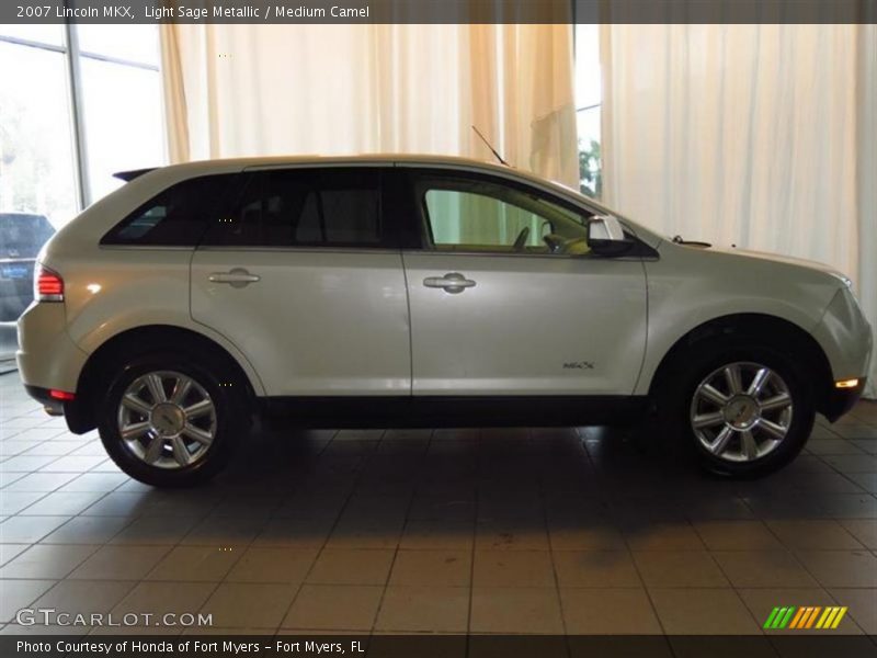 Light Sage Metallic / Medium Camel 2007 Lincoln MKX