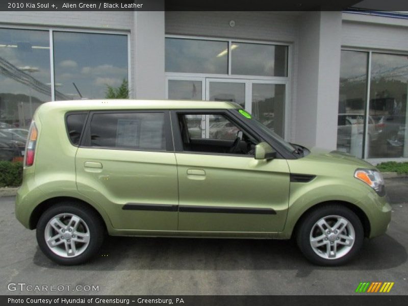 Alien Green / Black Leather 2010 Kia Soul +