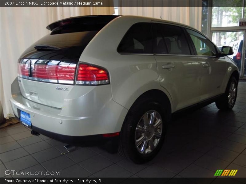 Light Sage Metallic / Medium Camel 2007 Lincoln MKX