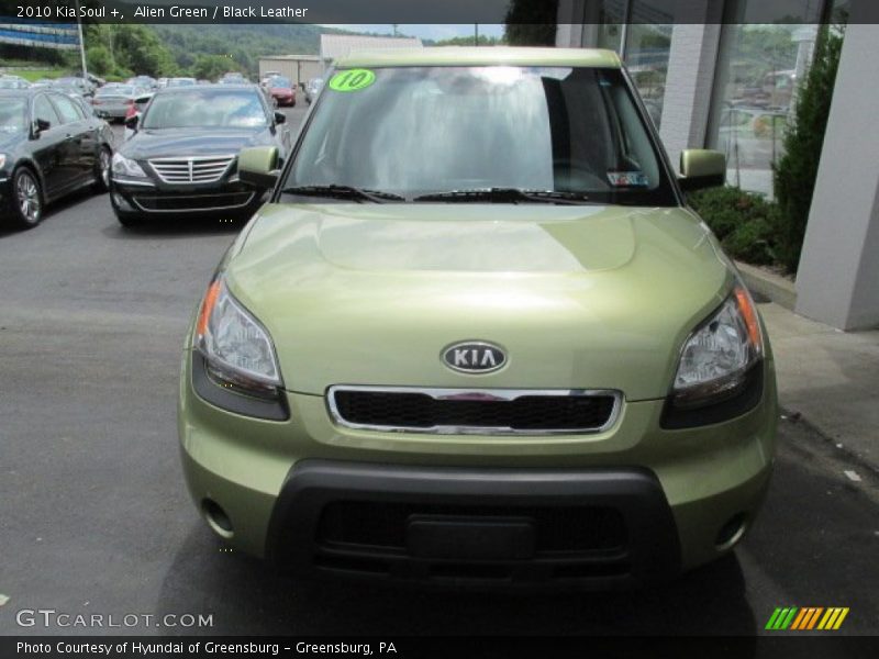 Alien Green / Black Leather 2010 Kia Soul +