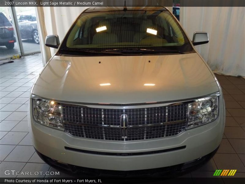 Light Sage Metallic / Medium Camel 2007 Lincoln MKX