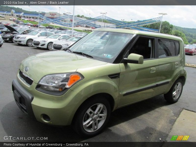 Alien Green / Black Leather 2010 Kia Soul +