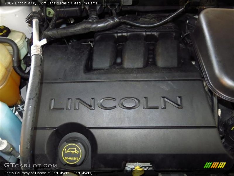 Light Sage Metallic / Medium Camel 2007 Lincoln MKX