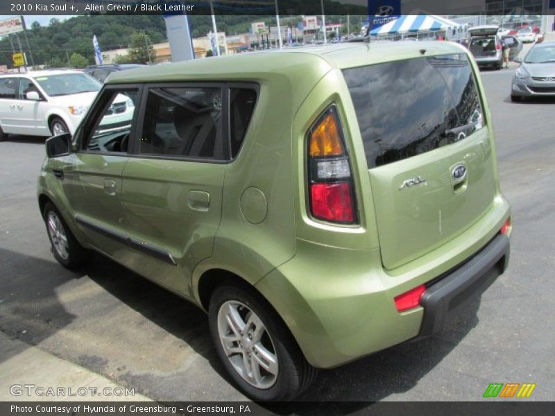 Alien Green / Black Leather 2010 Kia Soul +