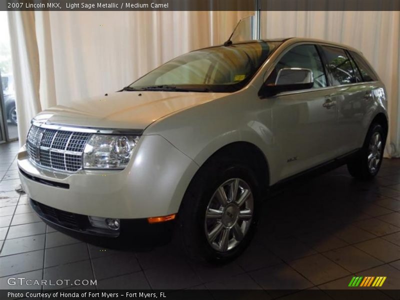 Light Sage Metallic / Medium Camel 2007 Lincoln MKX