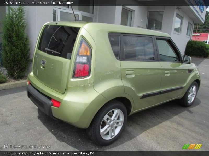 Alien Green / Black Leather 2010 Kia Soul +